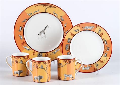 hermes africa porcelain|Hermes plates price.